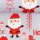 Kim Weihnachtsmann grau Baumwolle Webware