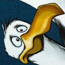 Sealife Seagull Ole by Thorsten Berger, blau French Terry